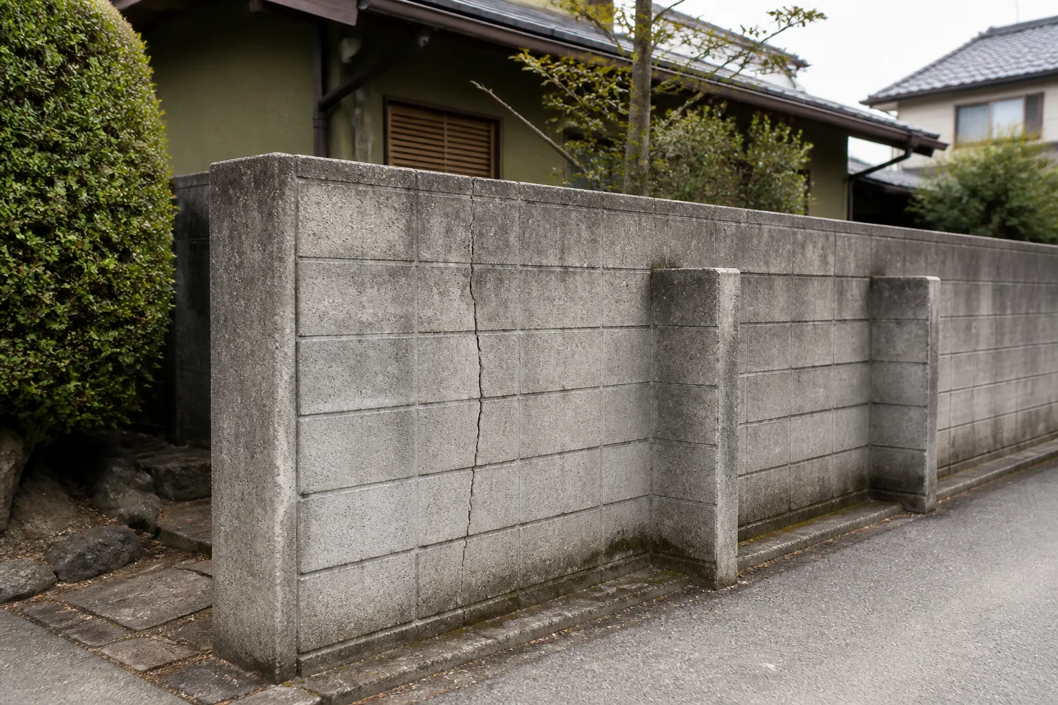 ブロック塀の高さ制限。古い塀を使う前に点検の確認ポイント 2